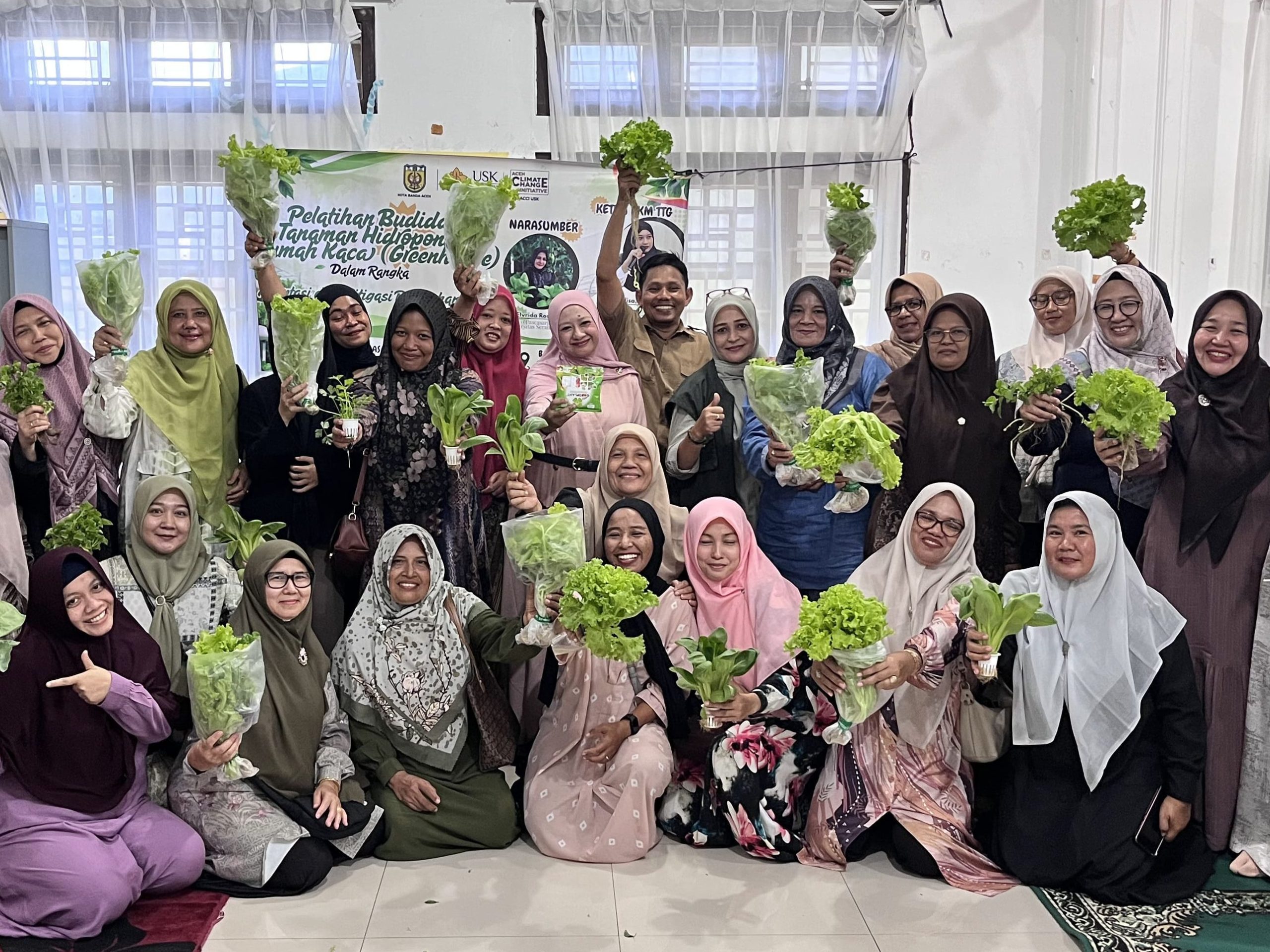 Pelatihan budidaya hidroponik ACCI